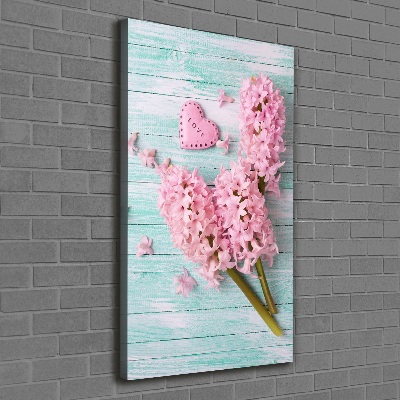 Wall art canvas large Lilac flowers