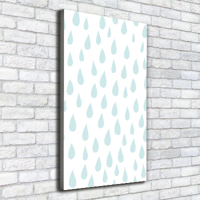 Wall art canvas Droplets