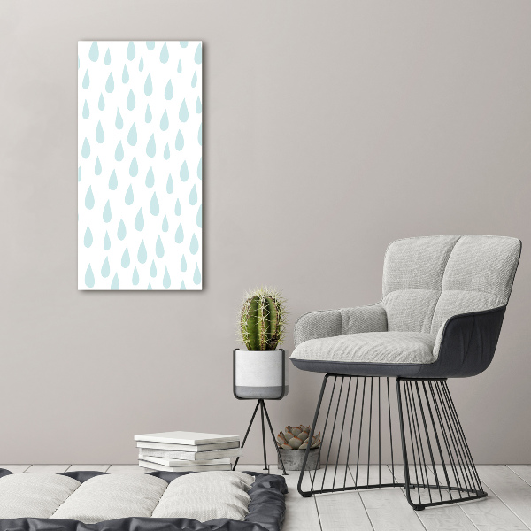 Wall art canvas Droplets