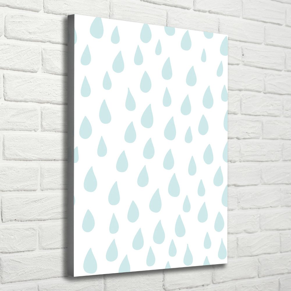 Wall art canvas Droplets