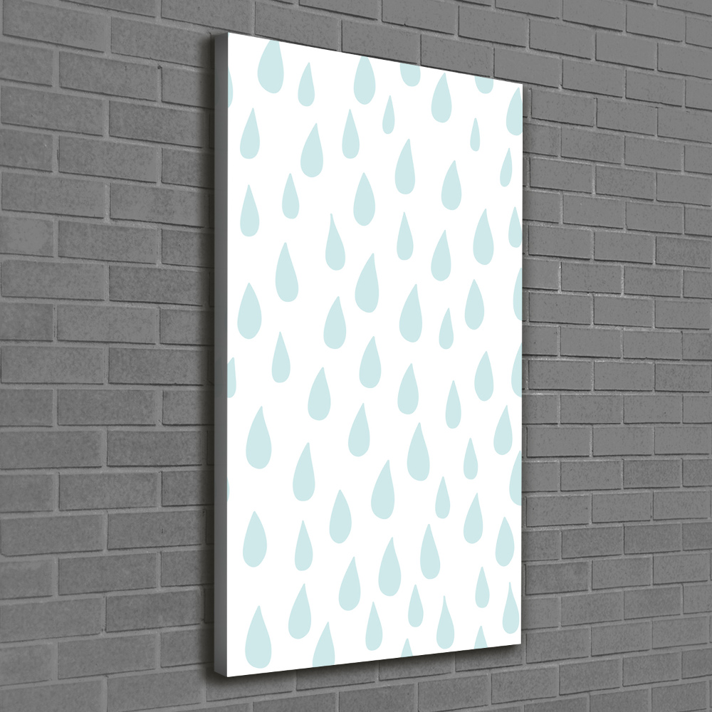 Wall art canvas Droplets