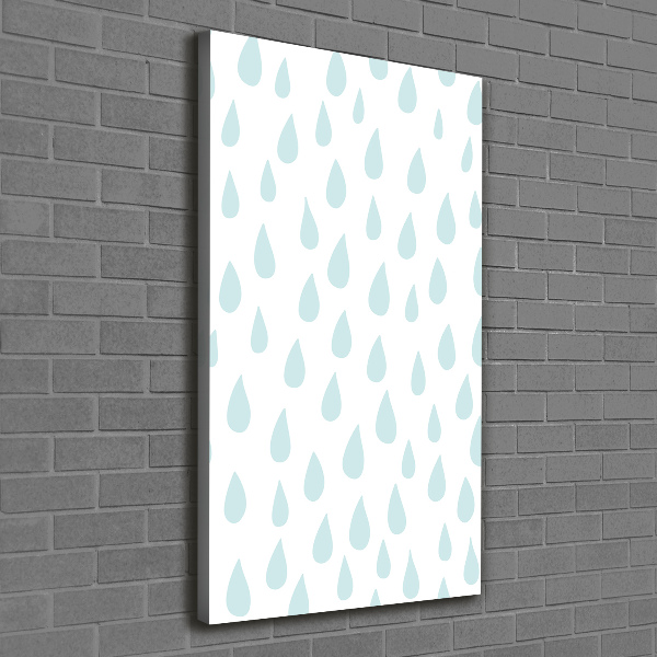 Wall art canvas Droplets