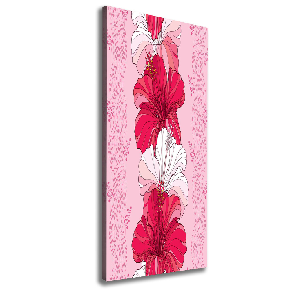 Canvas wall art Hibiscus