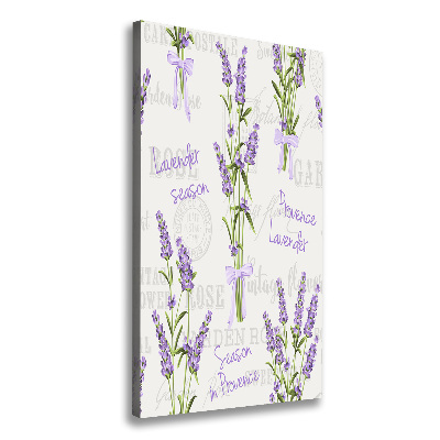 Canvas wall art Lavender