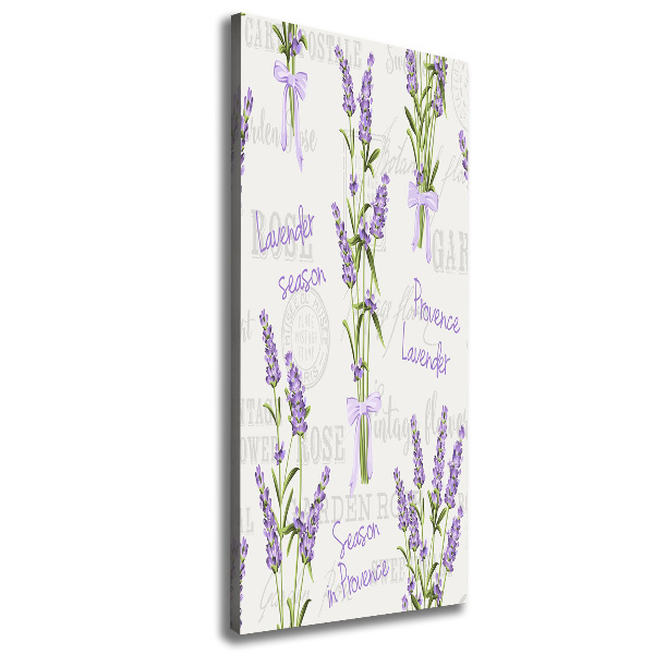 Canvas wall art Lavender