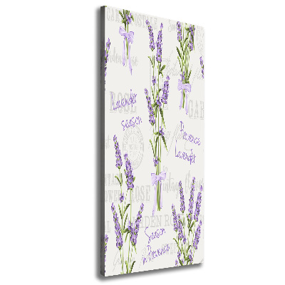 Canvas wall art Lavender