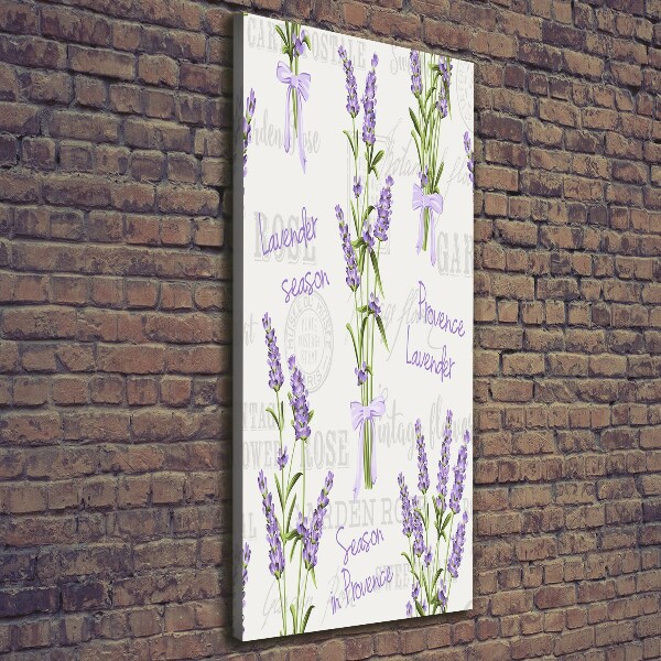 Canvas wall art Lavender