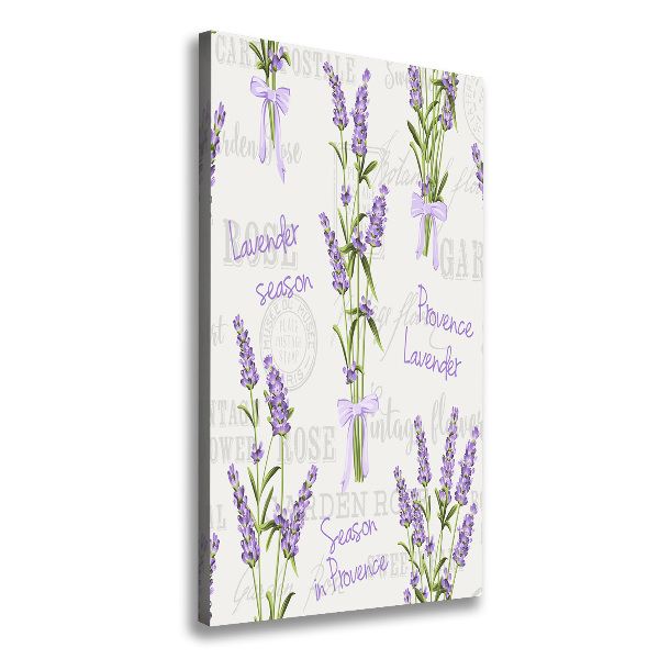 Canvas wall art Lavender