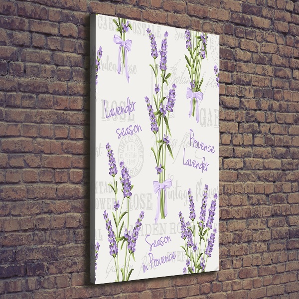 Canvas wall art Lavender