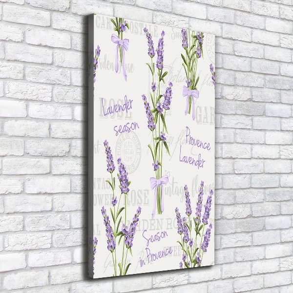 Canvas wall art Lavender