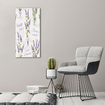 Canvas wall art Lavender