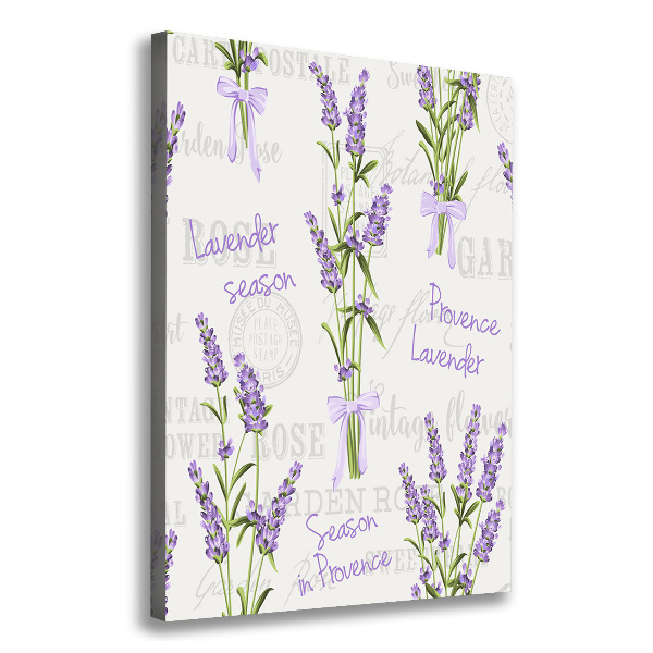 Canvas wall art Lavender