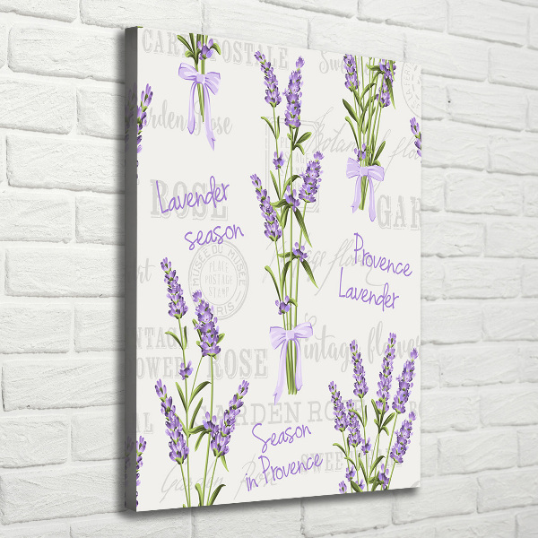 Canvas wall art Lavender