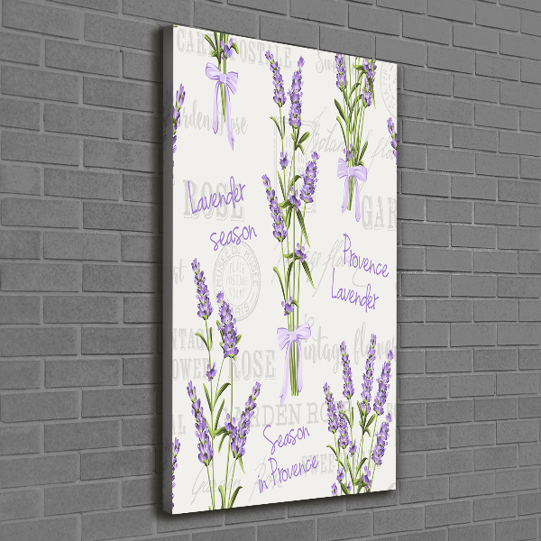 Canvas wall art Lavender