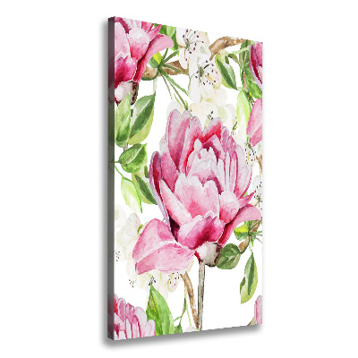 Canvas wall art Peony