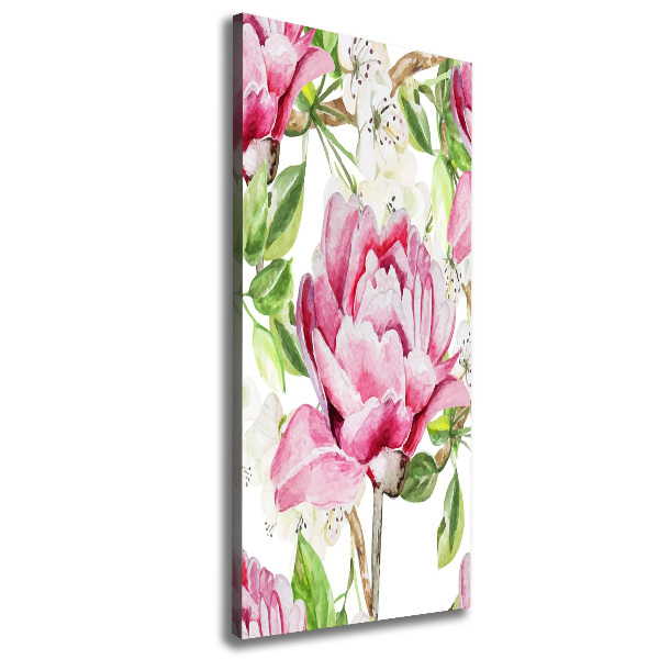 Canvas wall art Peony