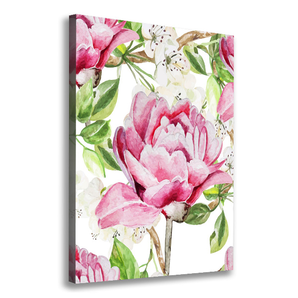 Canvas wall art Peony