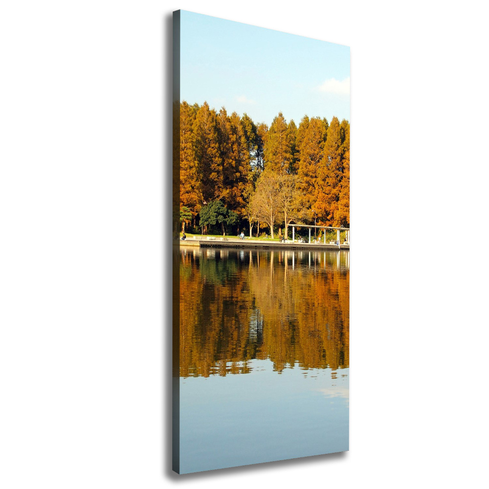 Large canvas wall art Park in autumn