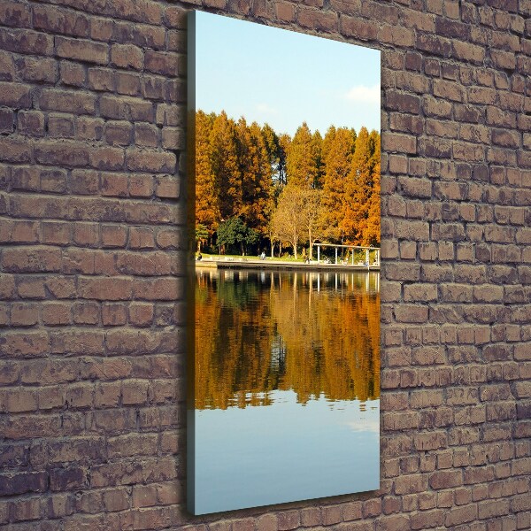 Large canvas wall art Park in autumn