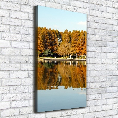 Large canvas wall art Park in autumn