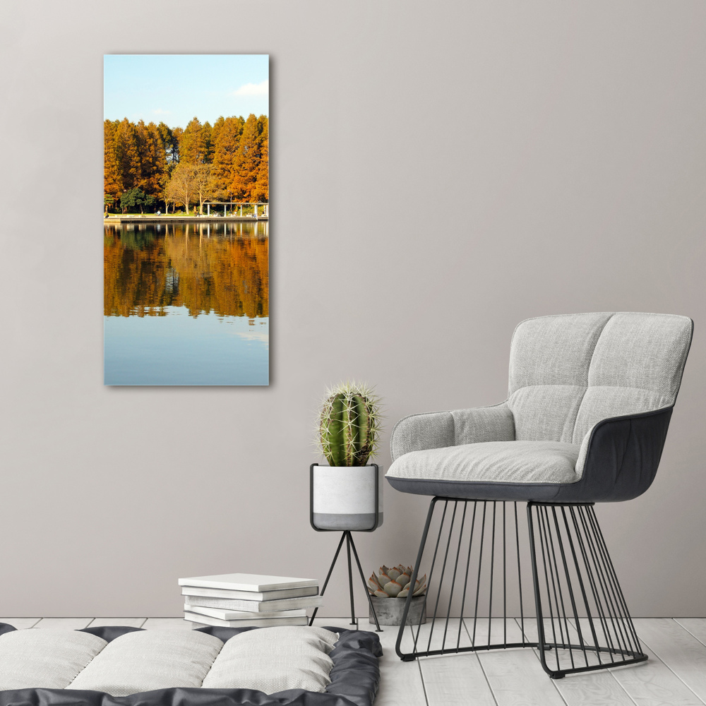 Large canvas wall art Park in autumn