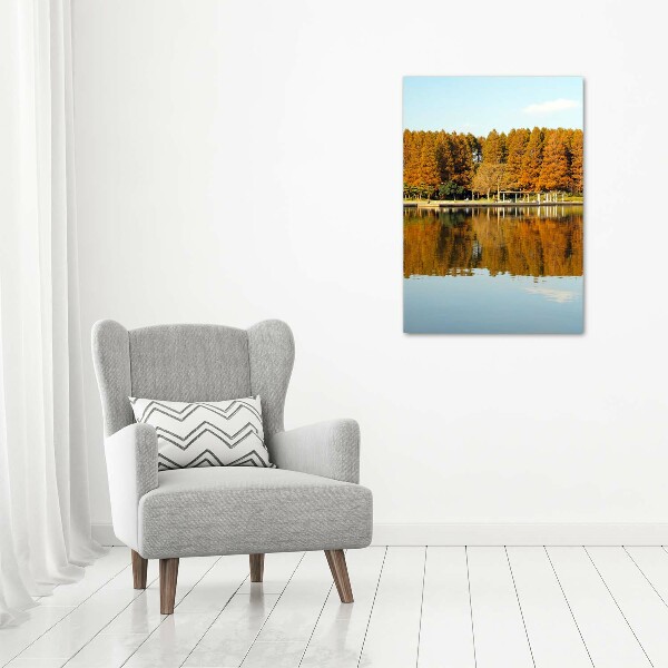 Large canvas wall art Park in autumn