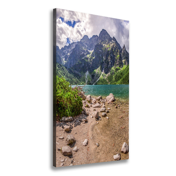 Canvas wall art Lake in the mountains