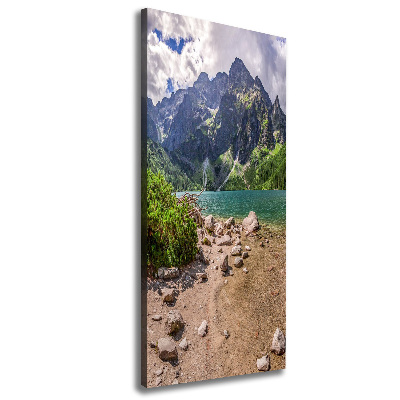 Canvas wall art Lake in the mountains