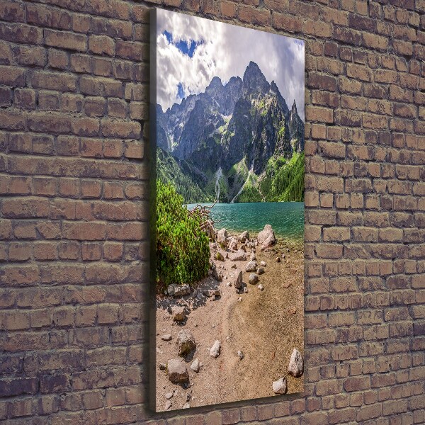 Canvas wall art Lake in the mountains