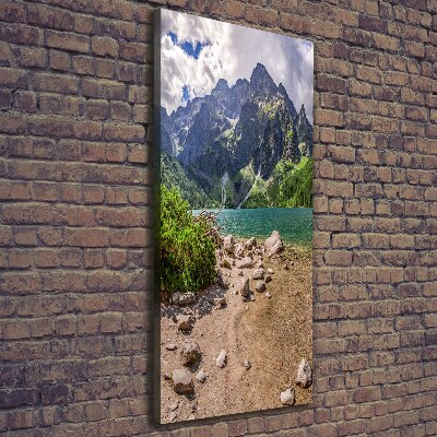 Canvas wall art Lake in the mountains