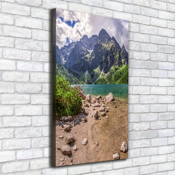 Canvas wall art Lake in the mountains