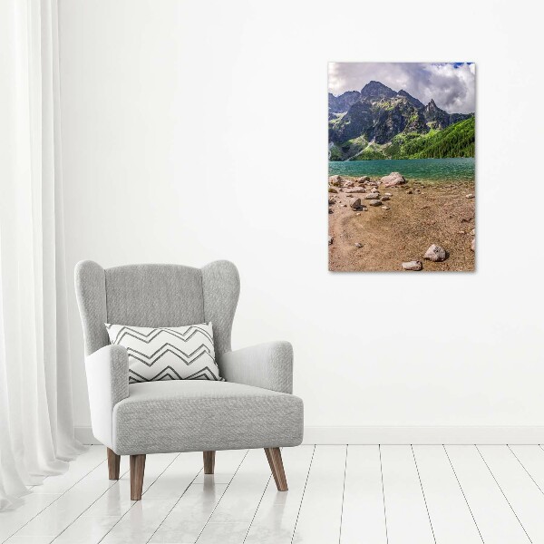 Canvas wall art Lake in the mountains