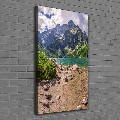 Canvas wall art Lake in the mountains