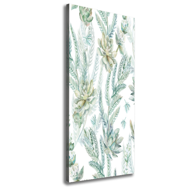 Large canvas wall art Floral pattern