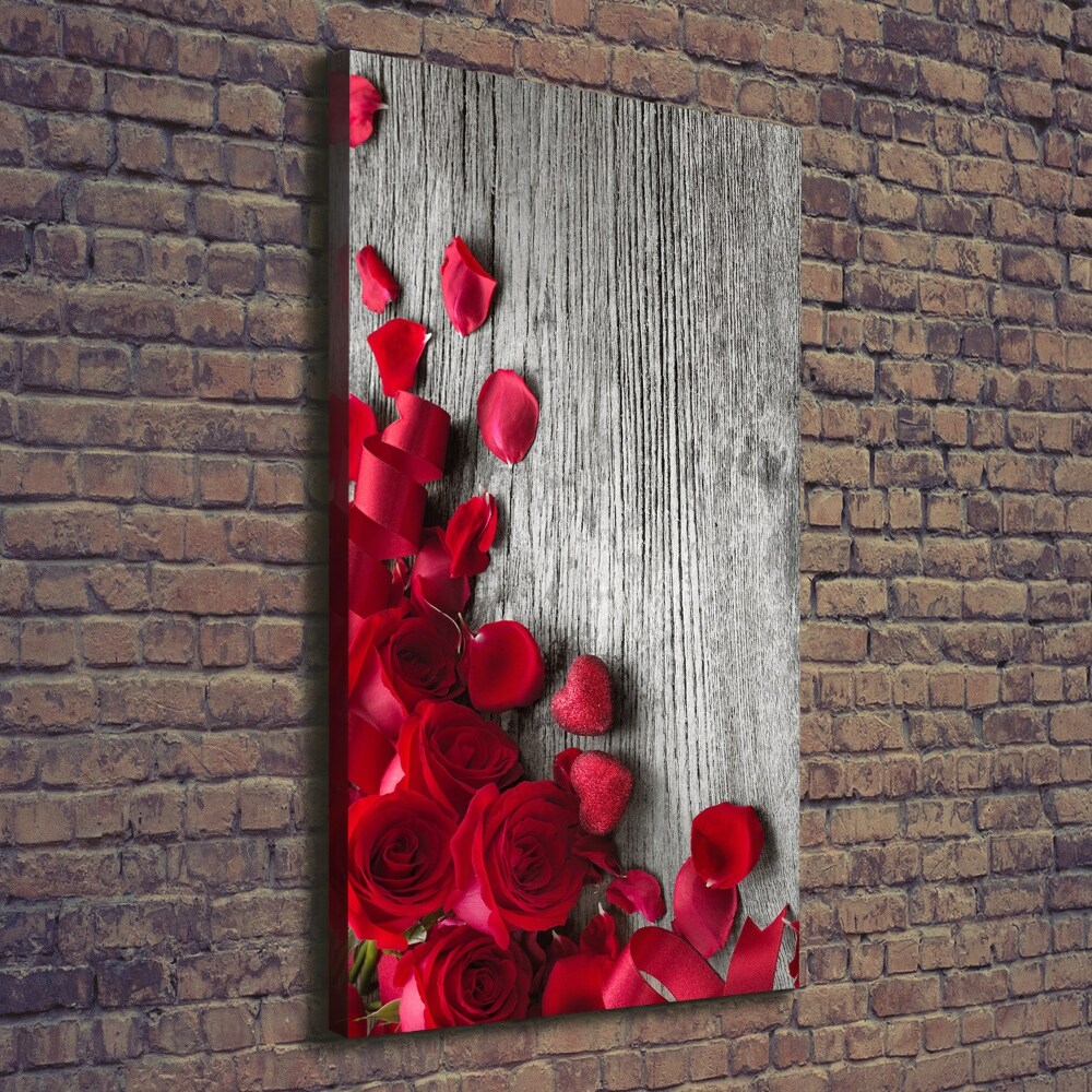 Canvas print Red roses