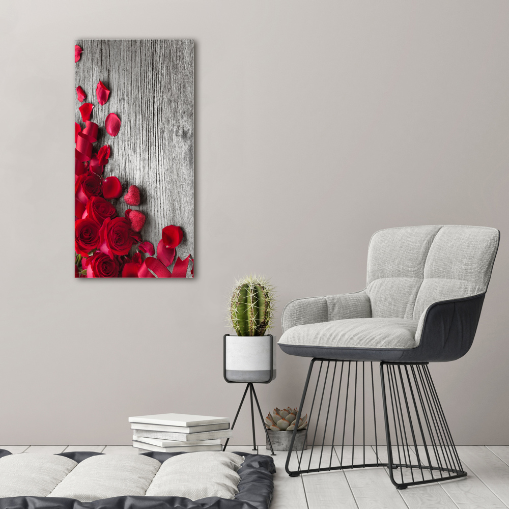 Canvas print Red roses