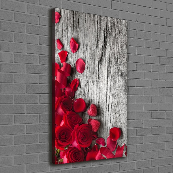 Canvas print Red roses