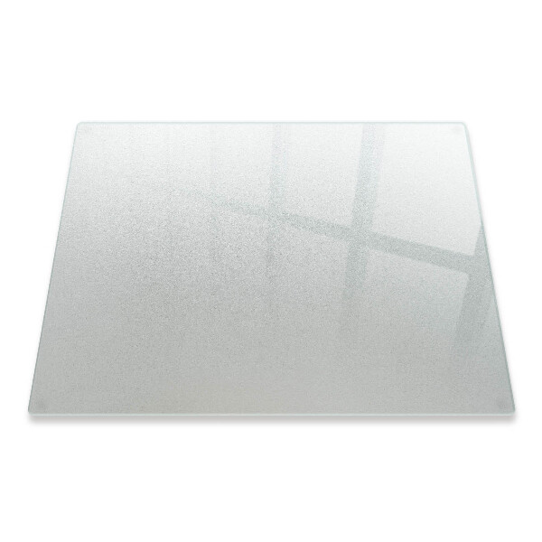 Worktop cover in a rectangular semi-transparent design