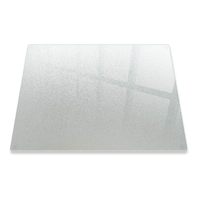 Worktop cover in a rectangular semi-transparent design