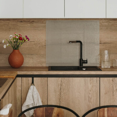 Worktop cover in a rectangular semi-transparent design