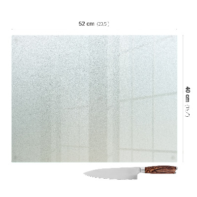 Worktop cover Rectangular semitransparent