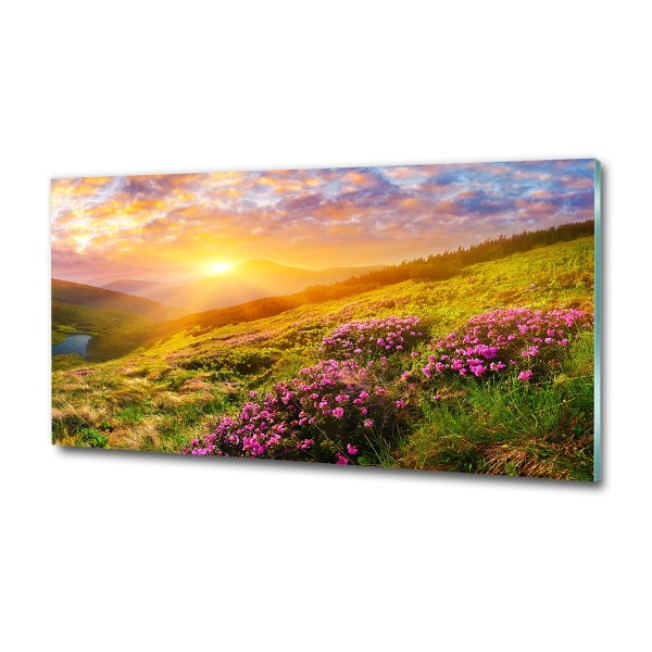 Sunset of the mountain