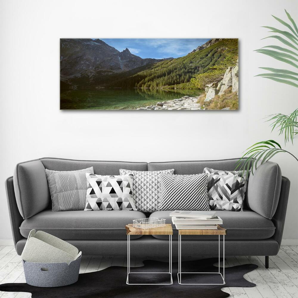 Glass art print Morskie oko tatry