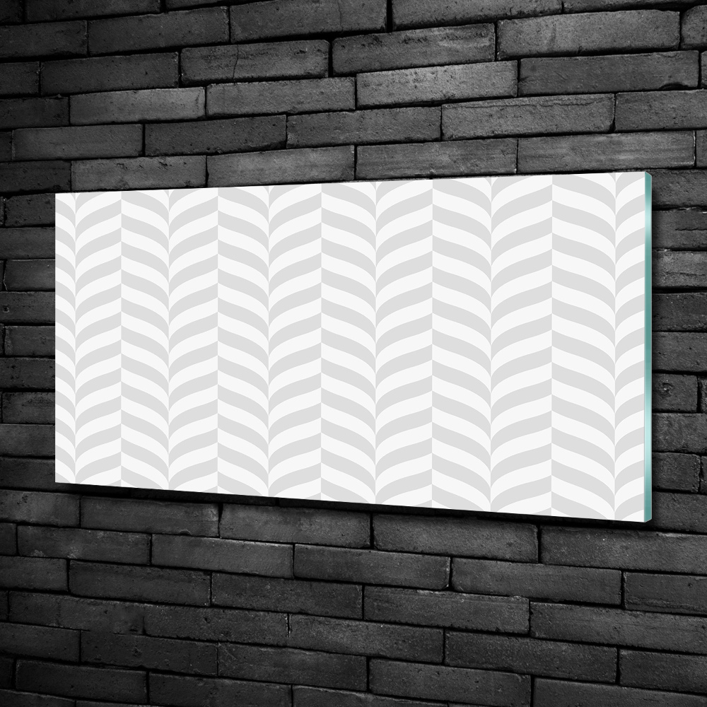 Glass art print Geometric background