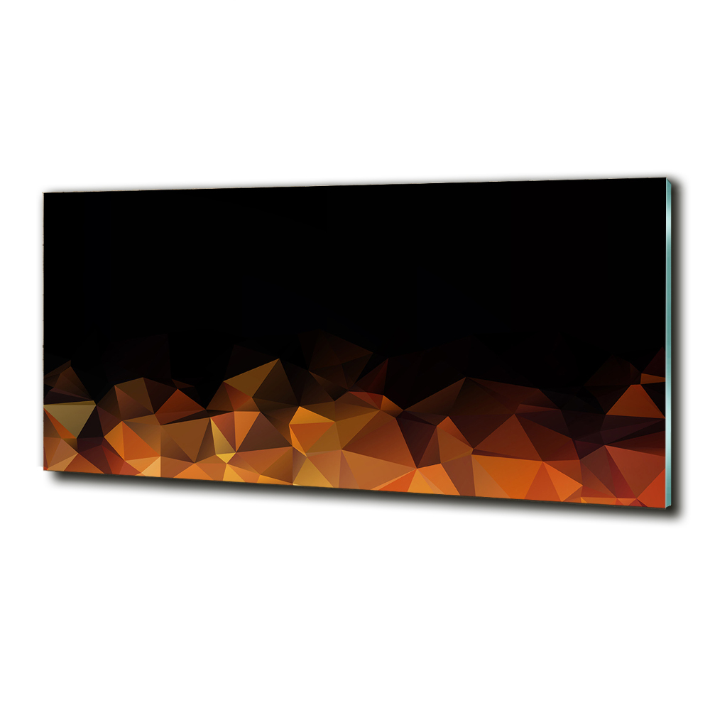 Glass picture wall art Abstraction