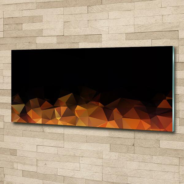 Glass picture wall art Abstraction