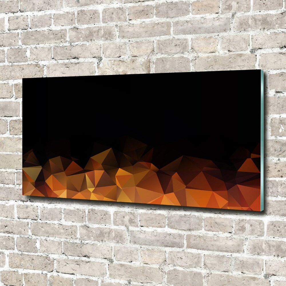 Glass picture wall art Abstraction