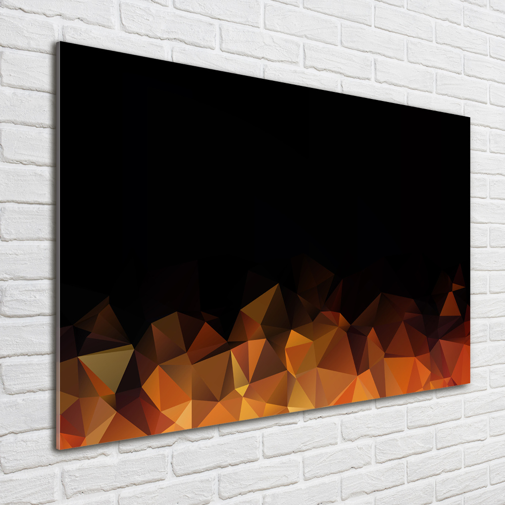 Glass picture wall art Abstraction