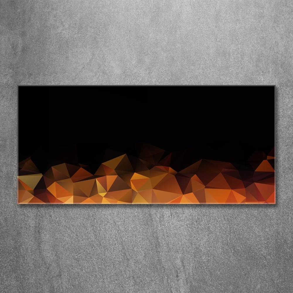 Glass picture wall art Abstraction