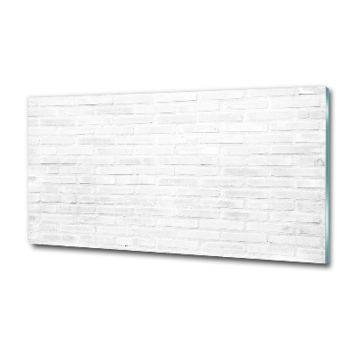 Glass art print Brick wall